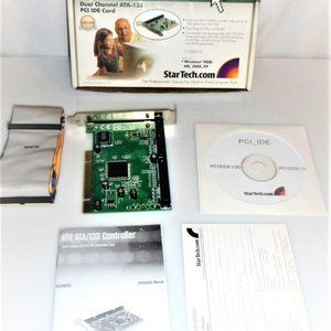 Star Tech IDE CARD Dual Channel ATA-133 PCI IDE CARD Windows 98 ME 2000 XP